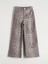 Yeni Sezon Wideleg Leopar Desenli Kadin Jean Pantolon - S5R707Z8 5