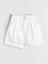 Yeni Sezon Loose Fit Pileli Jean Sort Etek - S5KC65Z8 5