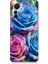 Xiaomi Mi 12 Pro Uyumlu Gökkuşağı Renkli Güller Desenli Silikon Kılıf 1