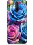 Xiaomi Redmi K30 Uyumlu Gökkuşağı Renkli Güller Desenli Silikon Kılıf 1