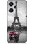 Xiaomi Redmi Note 13 Pro Plus Uyumlu Yağmurda Eyfel ve Scooter Desenli Silikon Kılıf 1