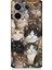 Xiaomi Redmi Note 13 Pro 5g Uyumlu Kedi Kalabalığında Kaos Desenli Silikon Kılıf 1