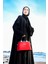 Siyah Dantelli Abaya Ferace 1