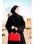 Siyah Dantelli Abaya Ferace 4