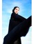 Siyah Dantelli Abaya Ferace 8