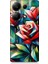 Xiaomi Redmi Note 13 Pro 4g Uyumlu Soyut Origami Gül Deseni Desenli Silikon Kılıf 1