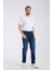 Erkek Pantolon Mavi Regular Fit Jeans 6