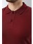 Erkek Slim Fit Dar Kesim Pamuklu Yumuşak Doku Nefes Alan Kumaş Erkek Polo Yaka T Shirt 2