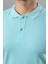 Erkek Slim Fit Dar Kesim Pamuklu Yumuşak Doku Nefes Alan Kumaş Erkek Polo Yaka T Shirt 2
