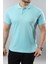 Erkek Slim Fit Dar Kesim Pamuklu Yumuşak Doku Nefes Alan Kumaş Erkek Polo Yaka T Shirt 3