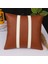 Premium Çift Taraflı Taba Beyaz Deri Kırlent Kılıfı/ev ve Ofis Için 45X45CM Kırlent Kılıfı 6