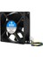 12V 8cm 4 Pinli Kasa Fanı Dc 12V 8X8X2.5CM 4 Pin Fan 1
