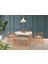 Bohem Bench Beyaz Highgloss Zaya Sandalye Soft-03 90*160+30 Pars Açılabilir Masa Takımı 1