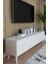 Modern Beyaz 3 Kapaklı Tv Ünitesi 140 cm Geniş Depolama Alanı, Salon, Fonksiyonel Tv Sehpası 3