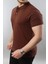 Erkek Slim Fit Dar Kesim Pamuklu Yumuşak Doku Nefes Alan Kumaş Erkek Polo Yaka T Shirt 4