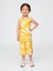 Kız Bebek Sarı Cutout Tulum Elbise 3