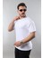 Oversize Geniş Kalıp Bisiklet Yaka Basic Düz Kısa Kollu Tişört 3