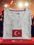 Isme Özel Yazdırmalı Türkiye Beyaz Milli Takım T-Shirt Halı Saha Forması 7
