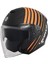 Motosiklet Yarım Açık Kask Güneş Vizörlü Motor Kask Track 1