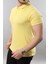 Erkek Slim Fit Dar Kesim Pamuklu Yumuşak Doku Nefes Alan Kumaş Erkek Polo Yaka T Shirt 3