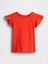 Kız Bebek Mercan Fırfır Kollu T-Shirt 1