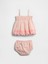 Bebek Açık Pembe Smock Takım 3