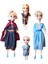 Frozen Anna ve Elsa Oyuncak Bebek Seti - 2 Büyük, 2 Küçük 1