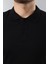 Erkek Slim Fit Dar Kesim Pamuklu Yumuşak Doku Nefes Alan Kumaş Erkek Polo Yaka T Shirt 2