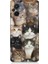 Xiaomi Poco M5 Uyumlu Kedi Kalabalığında Kaos Desenli Silikon Kılıf 1