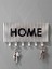Dalgalı Home Yazılı Duvar Askılı Anahtarlık Anahtarlık Askısı (22X10 CM) Duvar Anahtarlığı 5