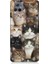 Xiaomi Poco F4 Uyumlu Kedi Kalabalığında Kaos Desenli Silikon Kılıf 1