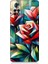 Xiaomi Poco X4 Pro 5g Uyumlu Soyut Origami Gül Deseni Desenli Silikon Kılıf 1