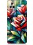 Xiaomi Poco F4 Uyumlu Soyut Origami Gül Deseni Desenli Silikon Kılıf 1