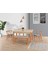 Cappuccino Highgloss Bohem Bench Londra Sandalye Soft-17 90*160+30 Pars Açılır Masa Takımı 1