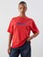 Yeni Sezon Bisiklet Yaka Baskili Oversize Kadin Tisort - S5NY88Z8 1