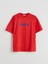 Yeni Sezon Bisiklet Yaka Baskili Oversize Kadin Tisort - S5NY88Z8 5