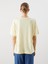 Yeni Sezon Bisiklet Yaka Nakisli Oversize Kadin Tisort - S5QS54Z8 4
