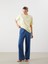 Yeni Sezon Bisiklet Yaka Nakisli Oversize Kadin Tisort - S5QS54Z8 2