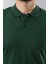 Erkek Slim Fit Dar Kesim Pamuklu Yumuşak Doku Nefes Alan Kumaş Erkek Polo Yaka T Shirt 2