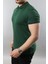 Erkek Slim Fit Dar Kesim Pamuklu Yumuşak Doku Nefes Alan Kumaş Erkek Polo Yaka T Shirt 3