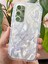 Samsung Galaxy A54 Kılıf Parlak Hologramlı Kelebek Desenli Darbe Emici Kamera Korumalı Renkli Silikon 1