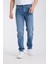 Erkek Pantolon Mavi Regular Fit Jeans 5