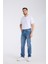 Erkek Pantolon Mavi Regular Fit Jeans 6