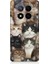 Xiaomi Redmi Note 14 Pro Plus Uyumlu Kedi Kalabalığında Kaos Desenli Silikon Kılıf 1