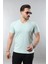 Erkek %100 Pamuk Slim Fit Dar Kesim V Yaka Basic Tişört 1
