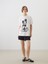 Yeni Sezon Bisiklet Yaka Mickey Mouse Baskili Kadin Tisort - S5OY17Z8 2