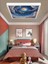 Uzay, Astronot, Yıldız Avize, 60WATT, Beyaz Işık, 60X60 Modern Kare LED Avize, Çocuk Odası Uzay 2