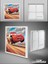 Şimşek Mcqueen Avize, 60X60 Çocuk Odası Avize, 60WATT, Estetik Kare, Yapay Zeka Tasarım Avize, Pist 3