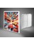 Şimşek Mcqueen Avize, 60X60 Çocuk Odası Avize, 60WATT, Estetik Kare, Yapay Zeka Tasarım Avize, Pist 3