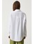 Oversize Basic Müslin Gömlek Beyaz LMX0002 6